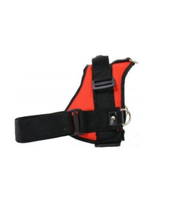 Dog Harness with Seat Belt Size XL, red