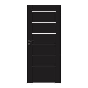 Internal Door Stira Door Toreno 80, right, undercut, premium black