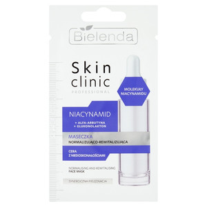Bielenda Skin Clinic Professional Niacinamid Normalising Revitalising Face Mask 8g