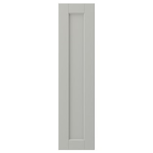 LERHYTTAN Door, light grey, 20x80 cm