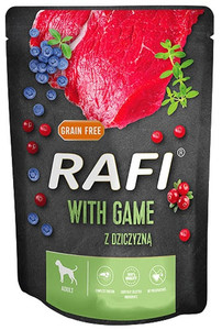 Rafi Rafi Dog Wet Food with Game 300g
