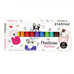 Starpak Plasticine 12 Colours Minis