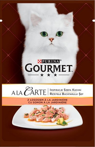 Gourmet a La Carte Cat Food Salmon with Vegetables 85g