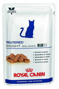 Royal Canin Veterinary Care Nutrition Neutered Weight Balance Pouch 100g