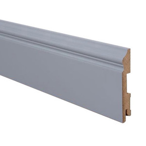 MDF Skirting Board Foge LB3 100 200 x 10 x 1.6 cm, semi-matt grey
