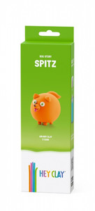 Hey Clay Air-Dry Clay Dog Story Spitz 3+