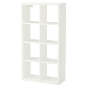 FLYSTA Shelving unit, white, 69x132 cm