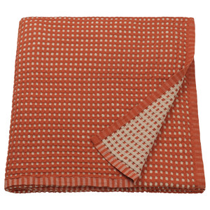 PELARTUJA Bedspread, red-brown/beige, 230x250 cm