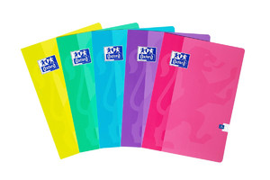 Notebook A5 16 Pages Lined Oxford Sweet 10pcs, assorted colours