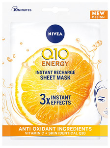 Nivea Q10 Plus C 10-Minutes Sheet Mask Anti-Wrinkle + Energy