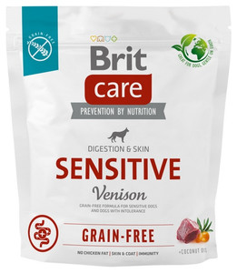 Brit Care Grain Free Sensitive Venison Dog Dry Food 1kg