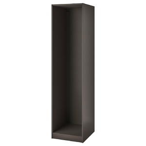 PAX Wardrobe frame, dark grey, 50x58x201 cm