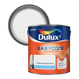 Dulux EasyCare Matt Latex Stain-resistant Paint 2.5l Scandinavian white