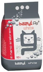 Cat Litter with Nano Silver Bazyl Ag+ White 10L