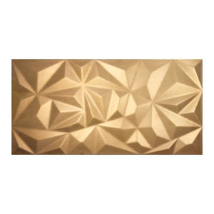 Decorative Tile Metal Kite Ceramstic 30 x 60 cm, gold mat, 1pc