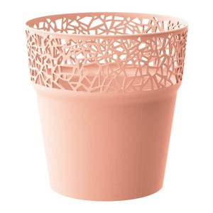 Plant Pot Tree, indoor, 14.5cm, peach