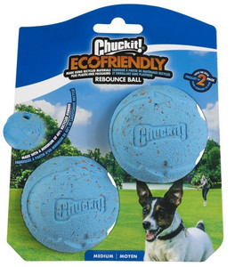 Chuckit! Rebounce Ball Medium 2-pack Eco-Friendly Dog Toy