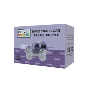 Cleverclixx Race Track Car Pastel Purple 3+