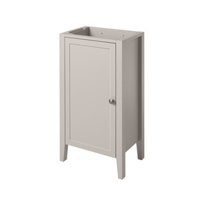 GoodHome Freestanding Bathroom Vanity Cabinet Perma 44 cm, grey