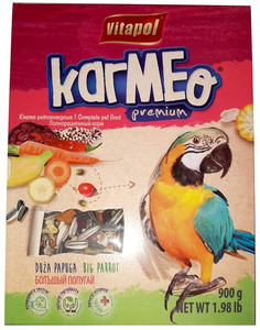 Vitapol Complete Food for Big Parrot Karmeo Premium 900g