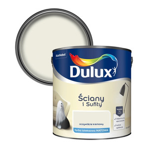 Dulux Walls & Ceilings Matt Latex Paint 2.5l cream of course