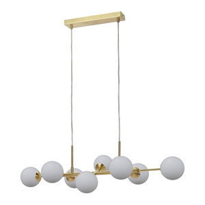 Italux Pendant Lamp Mirellio 8 x G9, gold