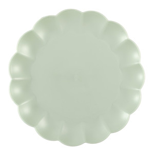 Plate Iris 25.5cm, pale green