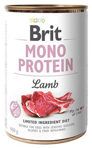 Brit Mono Protein Lamb Wet Food for Dogs 400g