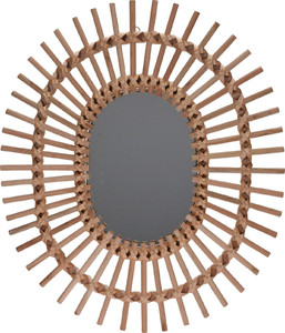 Mirror Lightwood, oval, natural