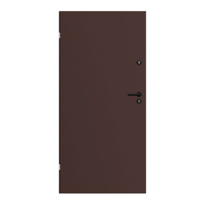 Universal Door Uran 90 with 2 locks, left, brown