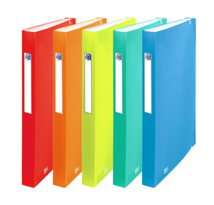 Expanding Accordion File Folder A4 Oxford Urban 40mm, 1pc, assorted colours