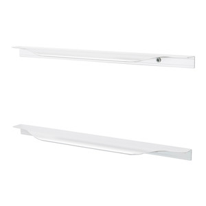 GoodHome Cabinet Strip Handle aluminium 297 mm, 2 pack