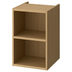 HAGAÅN Open cabinet, oak effect, 40x48x63 cm