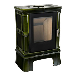 NORDflam Fireplace Stove Frovi 5 kW, green