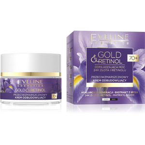 Eveline Gold & Retinol 70+ Anti-Wrinkle Restoring Day/Night Cream 50ml