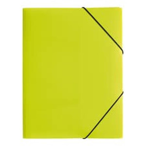 Durable Plastic Document Folder with Elastic Band A3 Trend, 1pc, light green