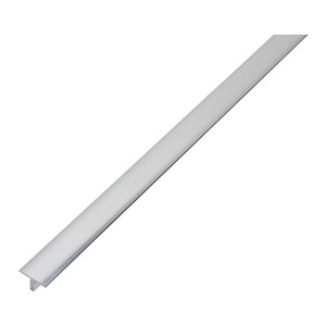 Diall Aluminum Profile Type T 14 mm 2.5 m, chrome