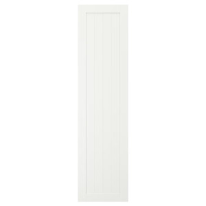 GULLABERG Door with hinges, white, 50x195 cm