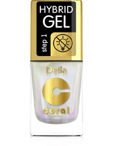 Delia Cosmetics Coral Hybrid Gel Nail Polish no. 104 11ml