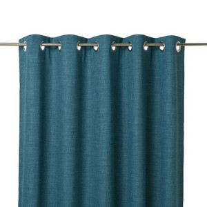 Curtain GoodHome Novan 140x260cm, sea blue