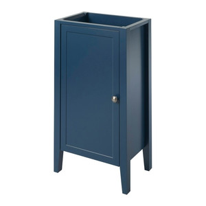 GoodHome Freestanding Bathroom Vanity Cabinet Perma 44 cm, dark blue