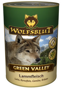Wolfsblut Dog Green Valley Wet Dog Food with Lamb & Salmon 395g
