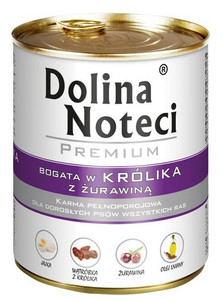 Dolina Noteci Premium Wet Dog Food with Rabbit & Cranberry 800g