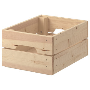 KNAGGLIG Box, pine, 23x31x15 cm
