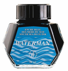Waterman Ink Bottle 50ml, light blue