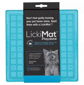 LickiMat Playdate for Dogs, soft, turquoise
