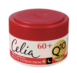 Celia Q10 Vitamins Semi-Rich Anti-Wrinkle Face Cream 60+ Day/Night 50ml