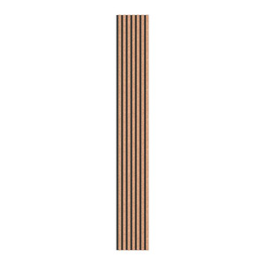 Lamella Wall Panel Vertical Line 300 x 2650 mm, black/cork, felt