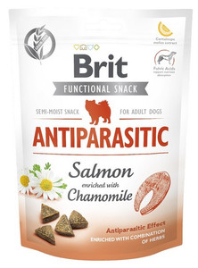 Brit Functional Snack for Adult Dogs Antiparasitic Salmon with Chamomile 150g