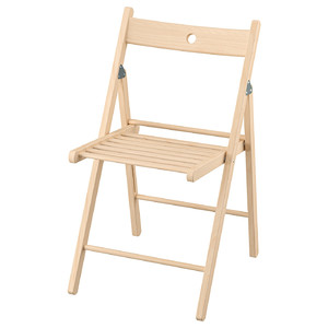 FRÖSVI Folding chair, beech